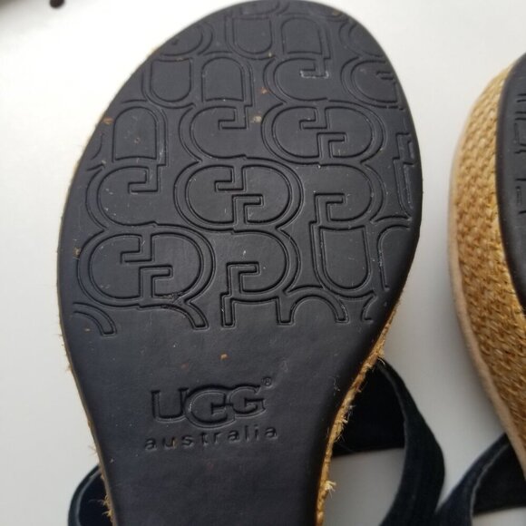 UGG Australia Zamora Wedge Platform Women's Sandals Sz 8 - Picture 9 of 15